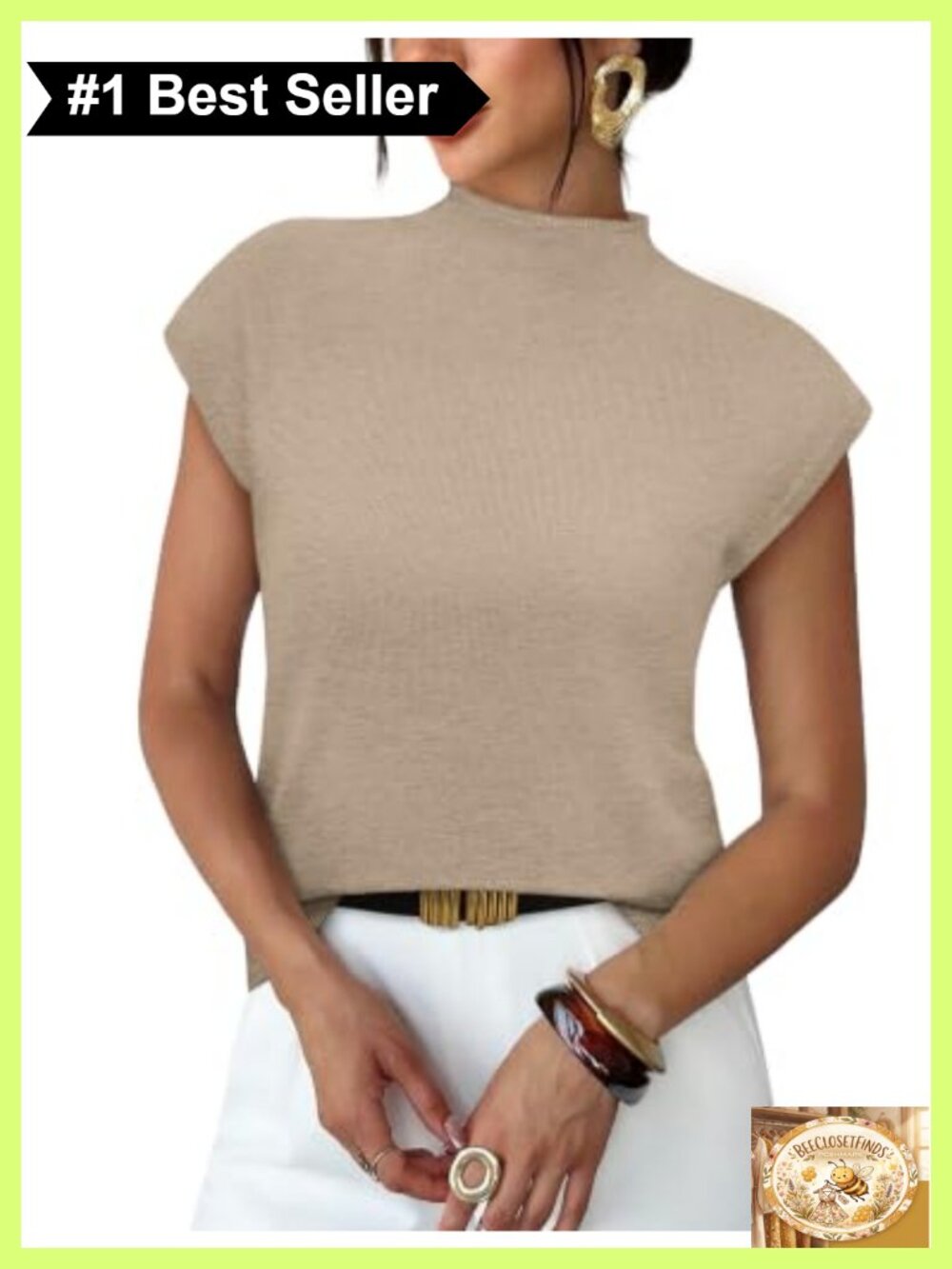 Mock Neck Short Sleeve Knit Sweater Top Casual Pullover